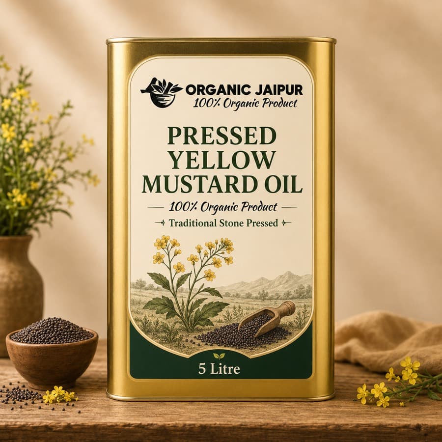 Pressed Yellow Mustard Oil, 5 L