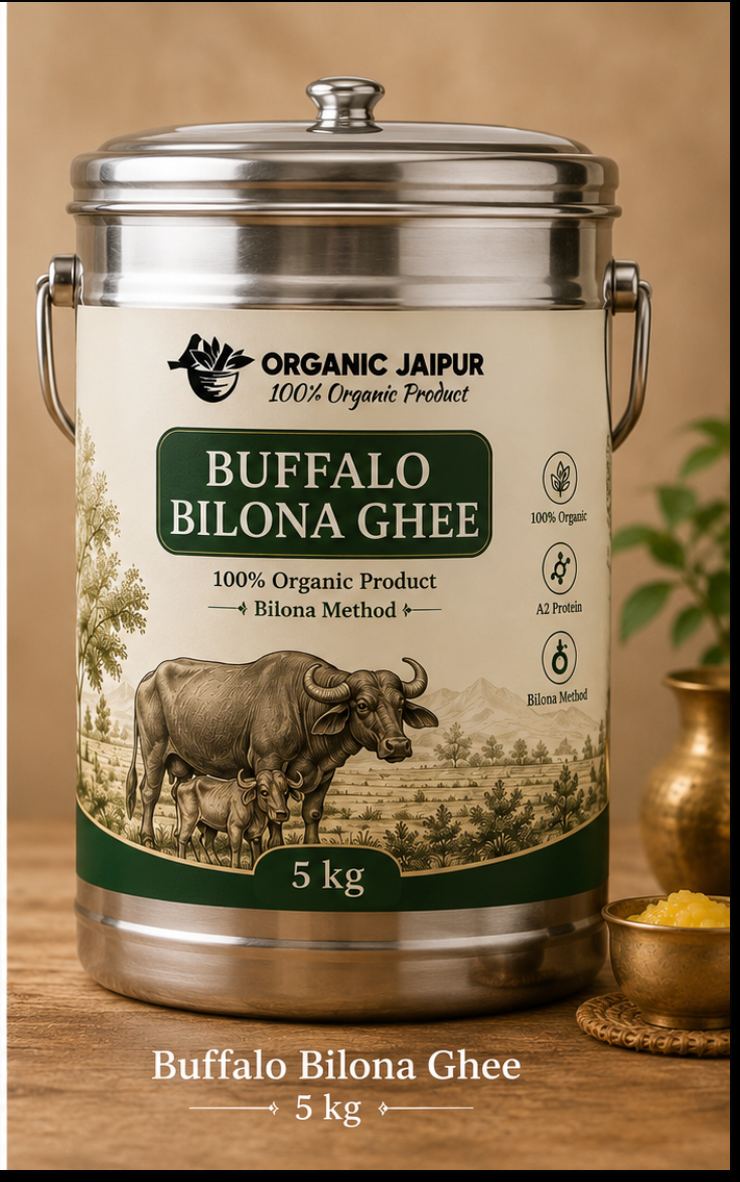 Buffalo Bilona Ghee, Family Pack 5 kg
